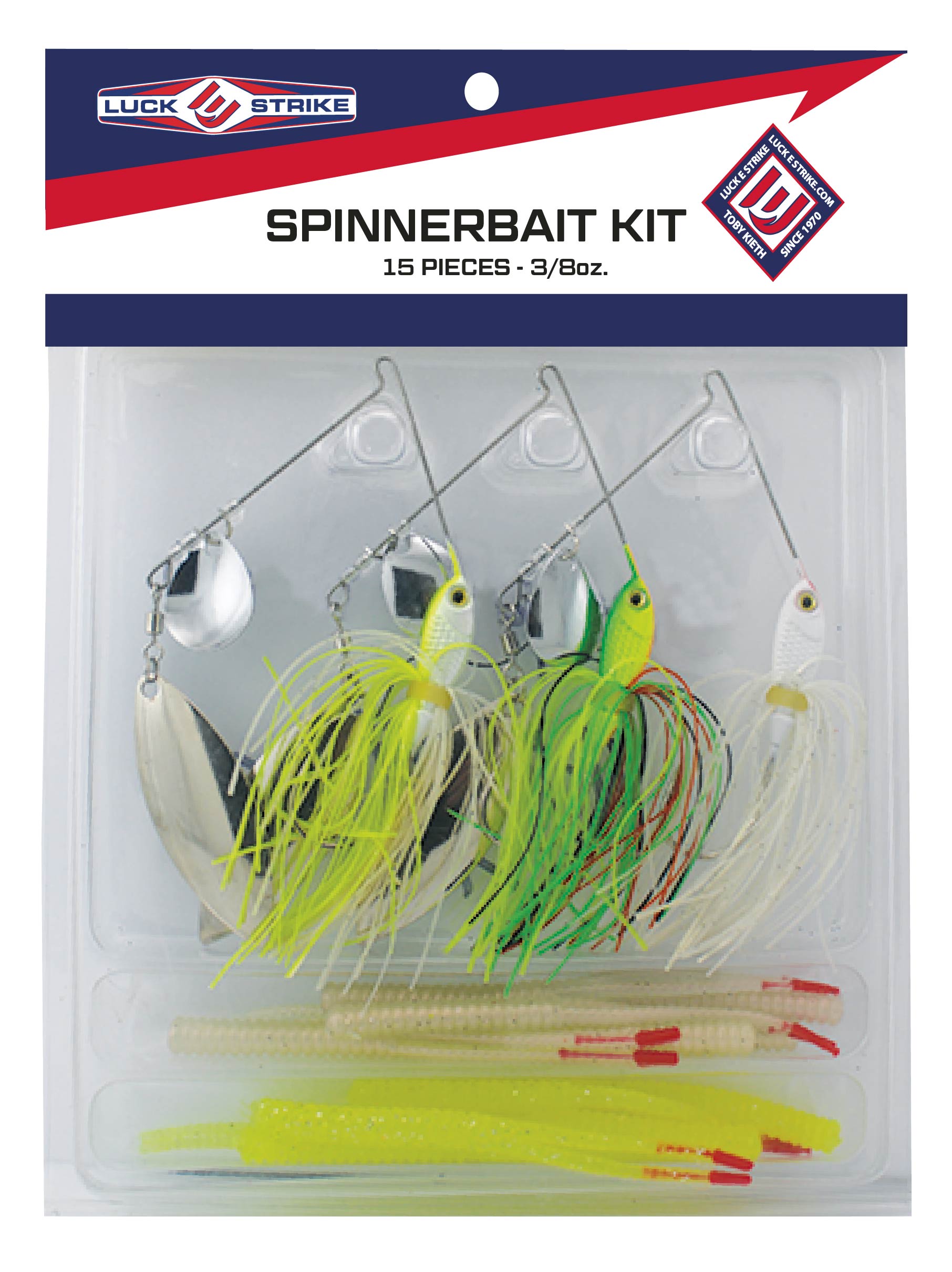 fishing spinning lure Top Line kits, LOT OF 15 PACKS
